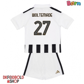 Juventus Nick Woltemade #27 Hjemmebanesæt Børn 2026-27 Kort ærmer (+ korte bukser)